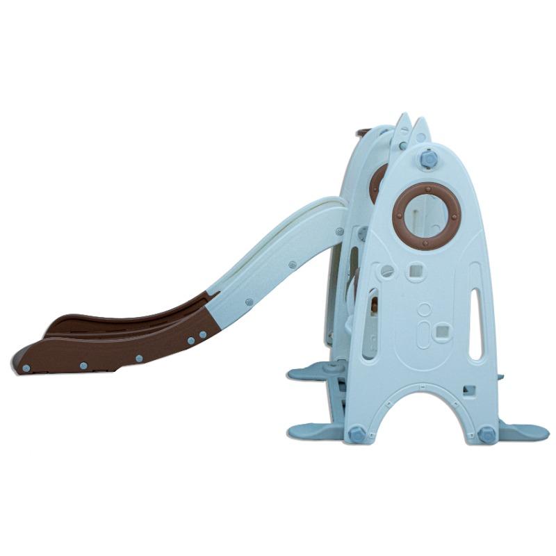 Little Toddler Playground With Slide Basketball Hoop