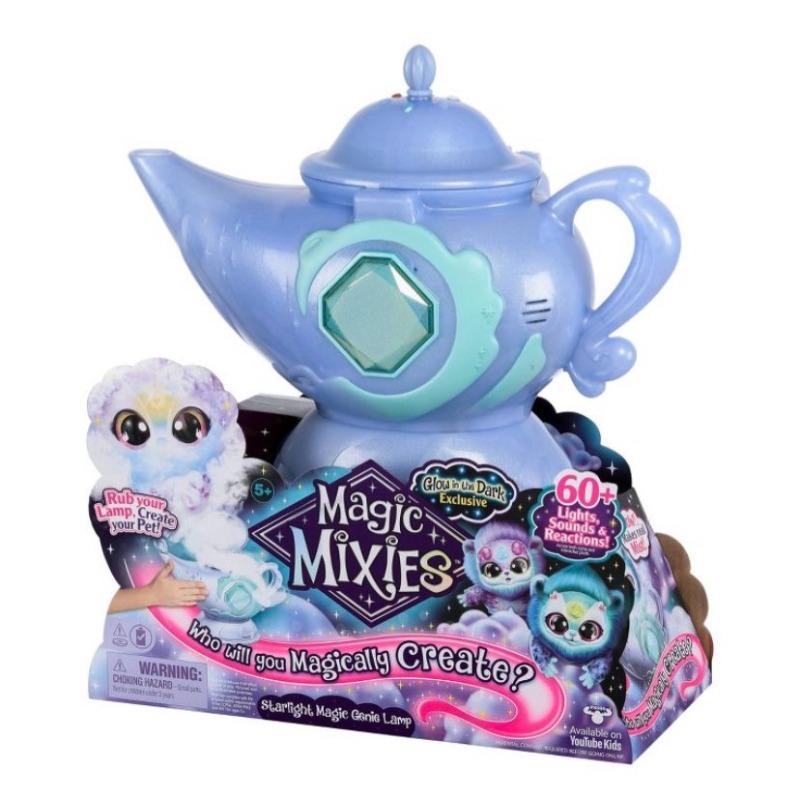 Magic Mixies Magic Genie Lamp with Interactive Plush -Purple