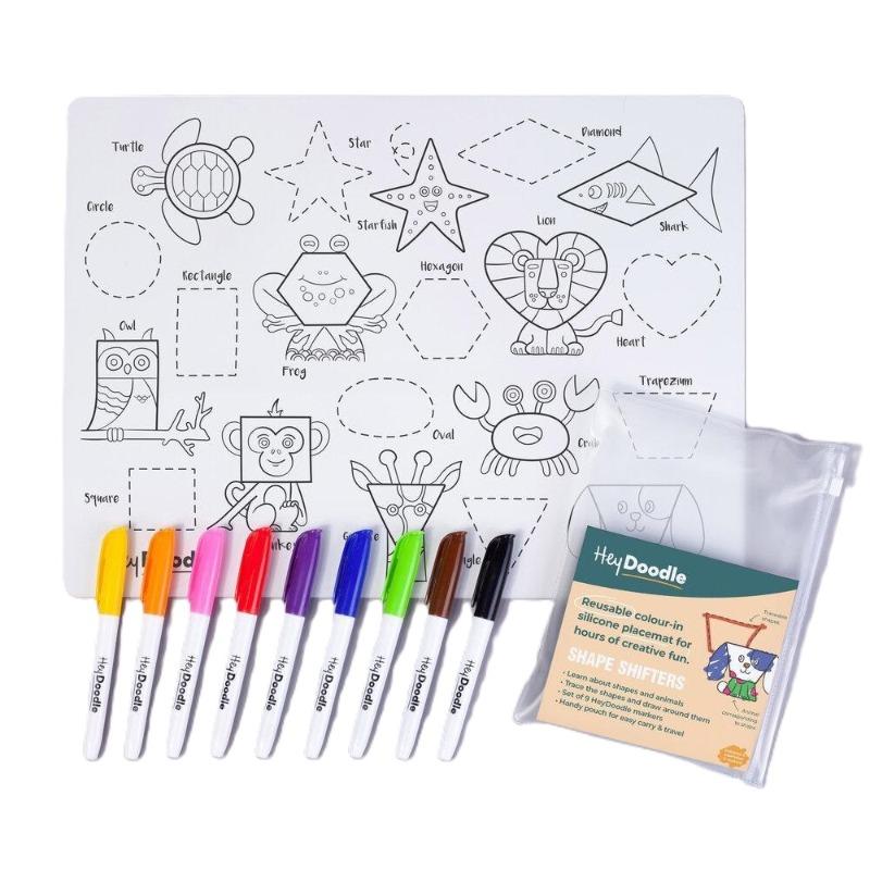 هاي دودل - مجموعة تلوين لوحة السيليكون وتغير الأشكال