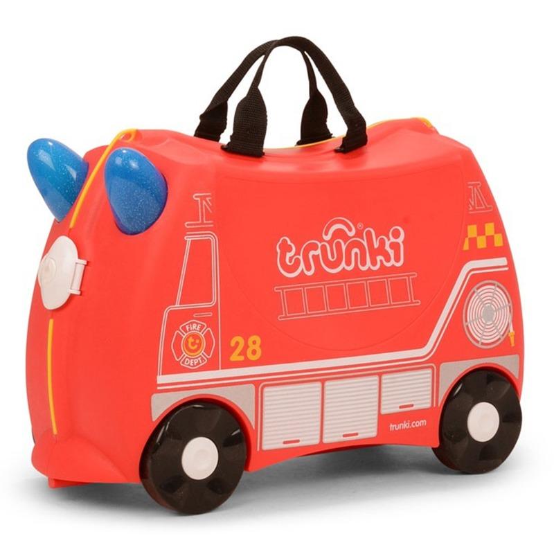Trunki Ride-On Suitcase & Hand Luggage Fire Engine Frank