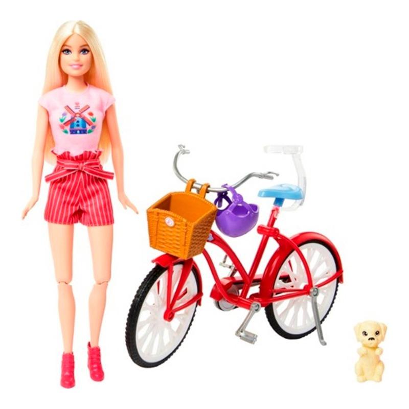 Barbie Barbie Pink Passport Holland Set with Bike