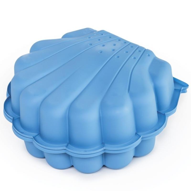 Shell Sandpit Sandbox - Blue