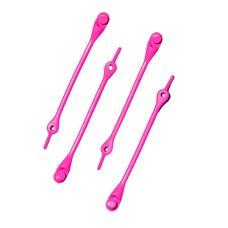 هيكيز - أربطة الحذاء المرنة لون وردي