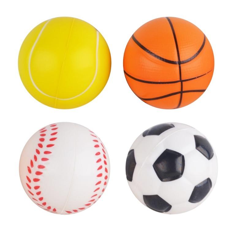 Power Joy Everyday Toy PU Soft Ball 4 Pieces