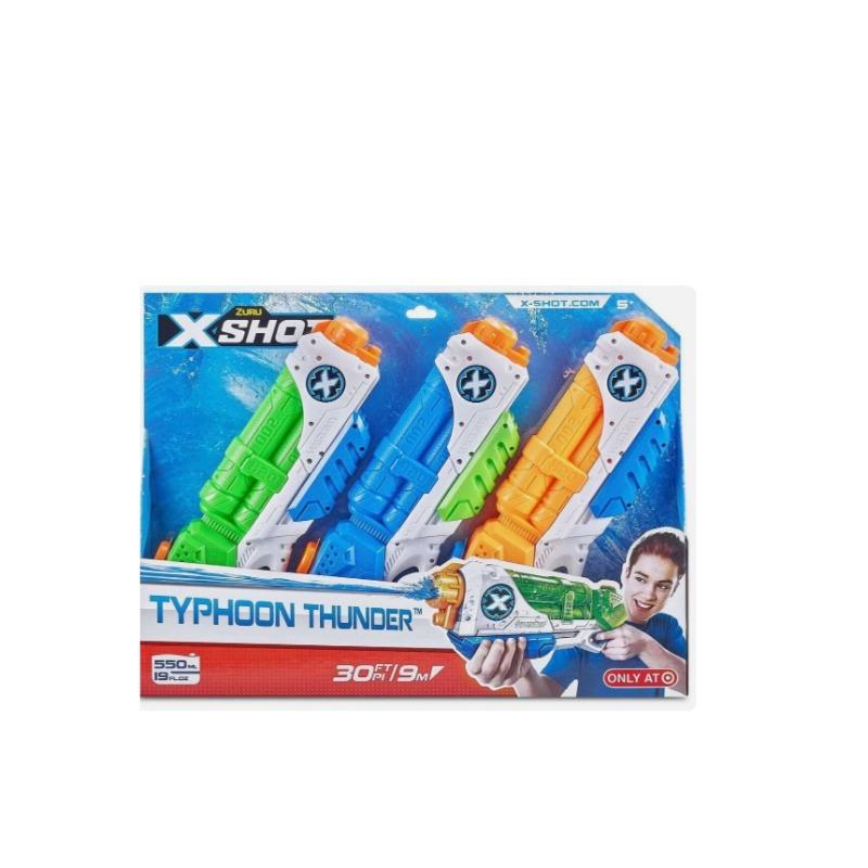 X-Shot Zuru Typhoon Thunder Water Blaster - 3 Pack