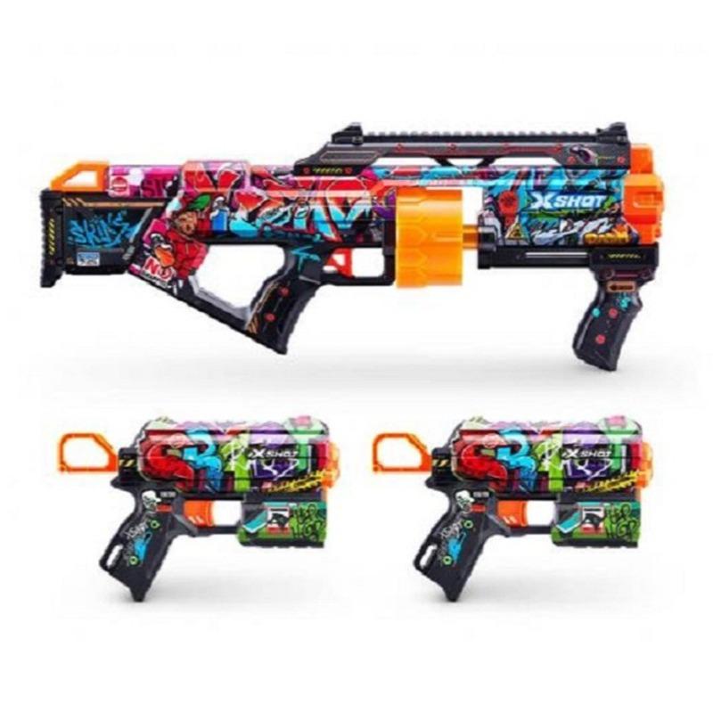 إكس شوت - مجموعة مسدسات سكينز لاست ستاند كومبو