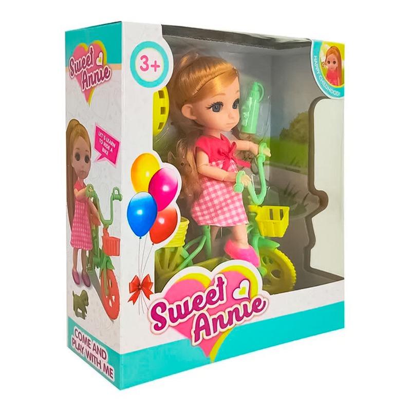 سويت أني - دمية مع مجموعة الدراجة اشكال متعددة