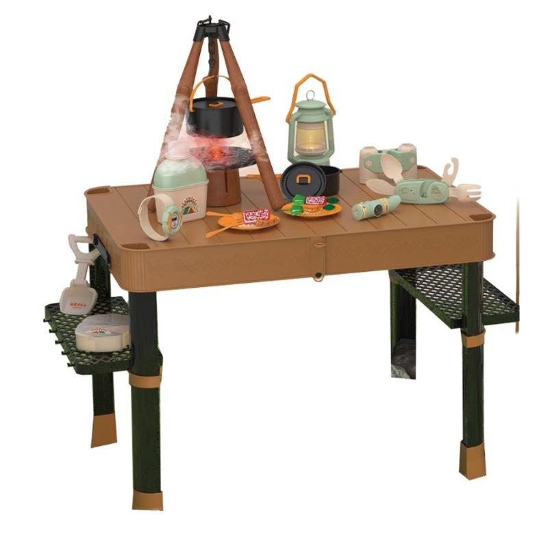 مجموعة طاولة تخزين للرحلات والتخييم