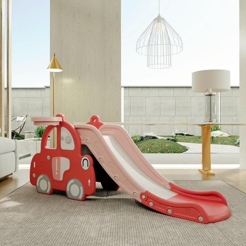 جو سبورت - زحلاقية قابلة للطي للأطفال لون وردي