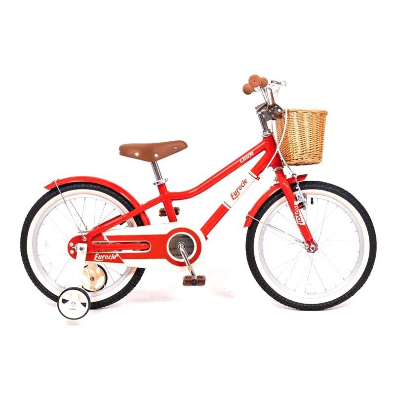 رويال بيبي - دراجة يوروكل مقاس 18 إنش - لون أحمر