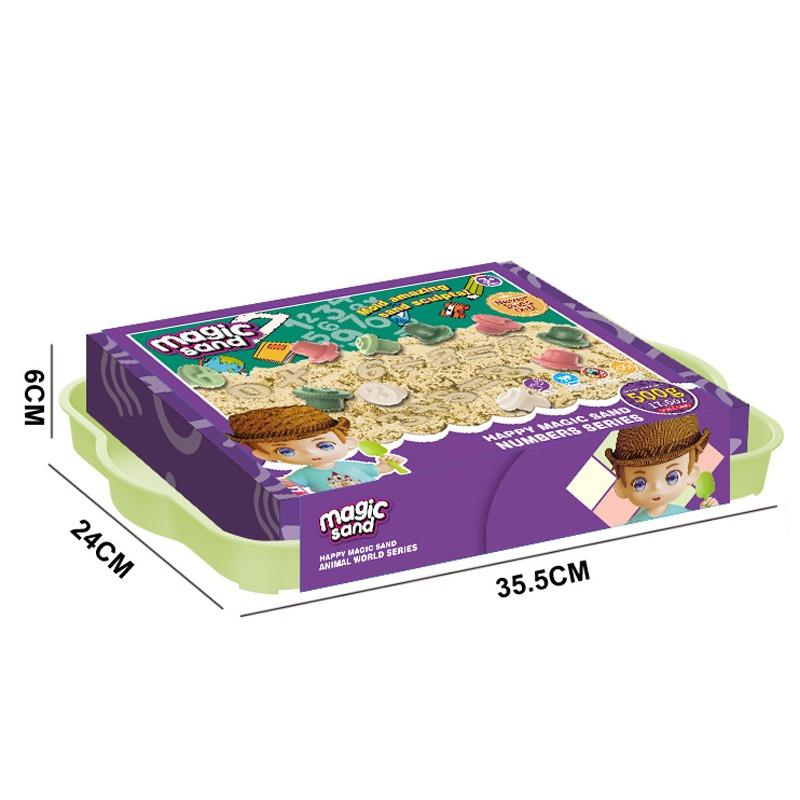 Play Sand Art Kit With Sandbox Multicolor