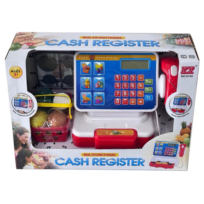 Kids Cash Register Toy - Educational Pretend Play with Buttons and Sounds