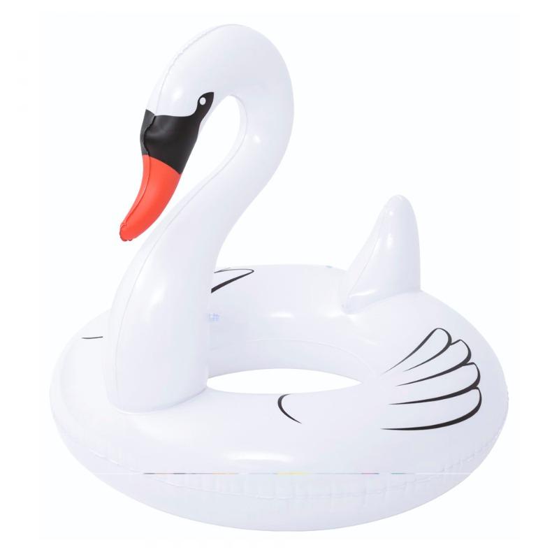 جيلونج - عوامة البجعة العملاقة القابلة للنفخ - لون أبيض