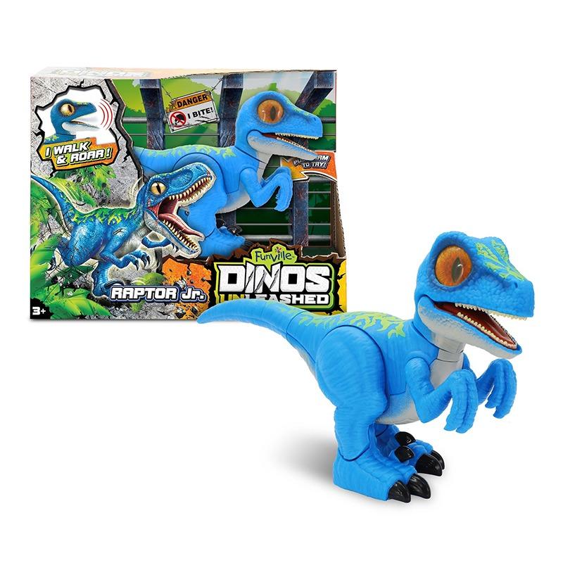 Walking And Roaring Raptor Jr Dinosaur