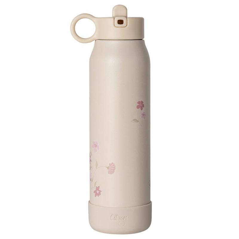 Stainless Steel Water Bottle 350ml - Flower