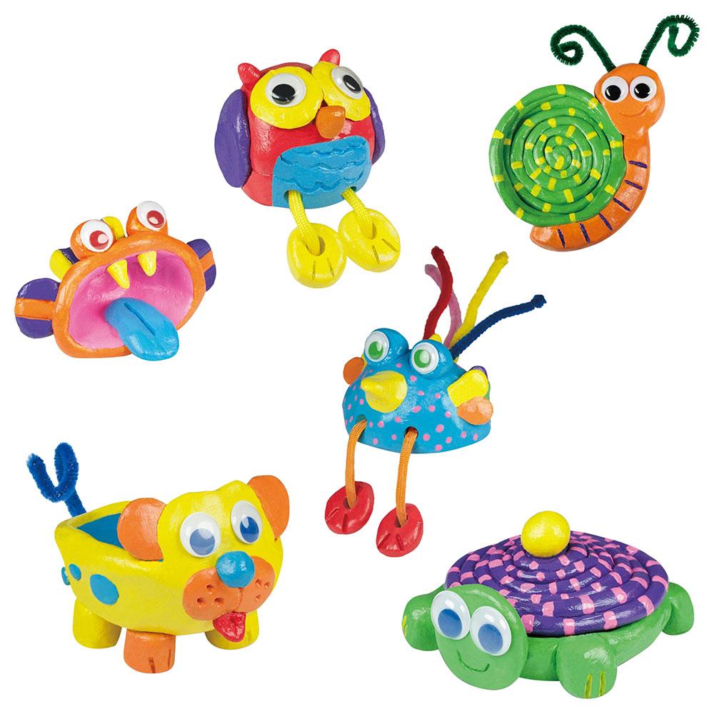 جالت - مجموعة فخارات لتلوين الحيوانات