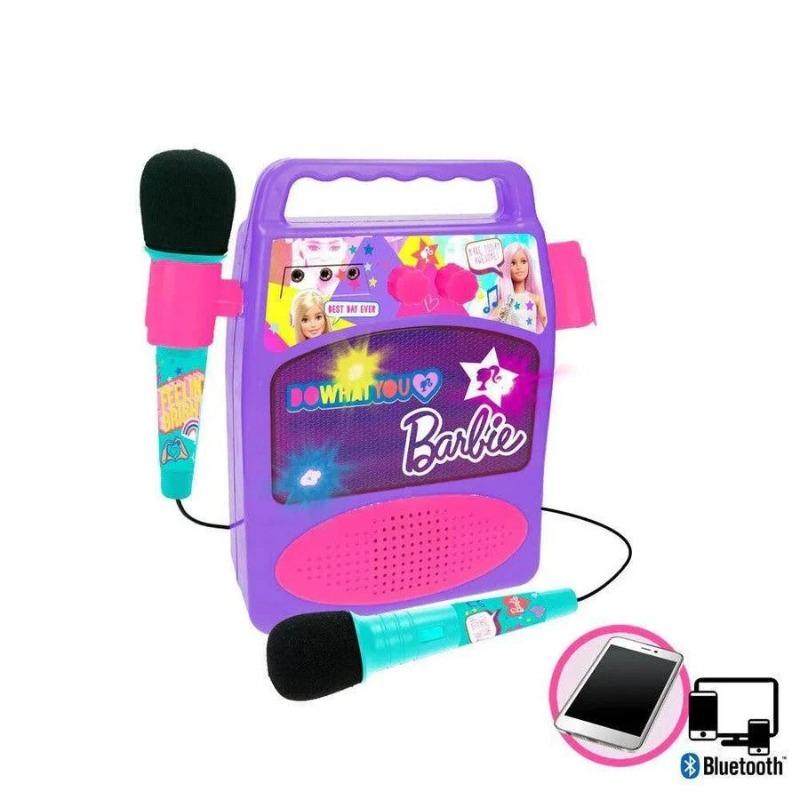 Barbie Toy Bluetooth Sound Amplifier with Microphones & Light
