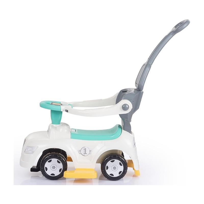 دولو - دراجة المشي والقيادة 3 في 1 لون أبيض