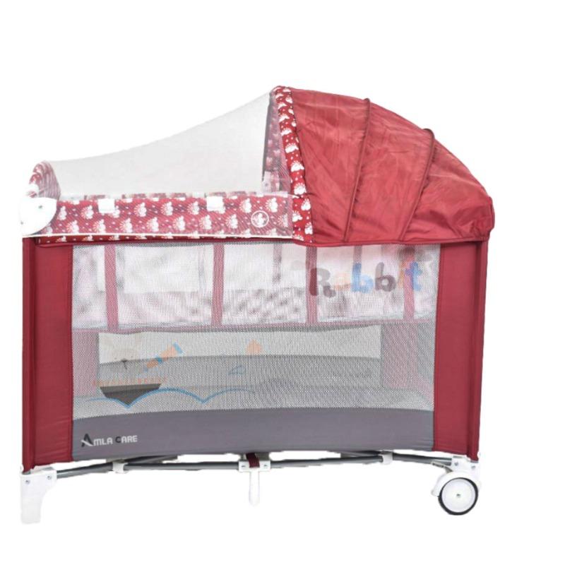 أملا كير - سرير أطفال - أحمر