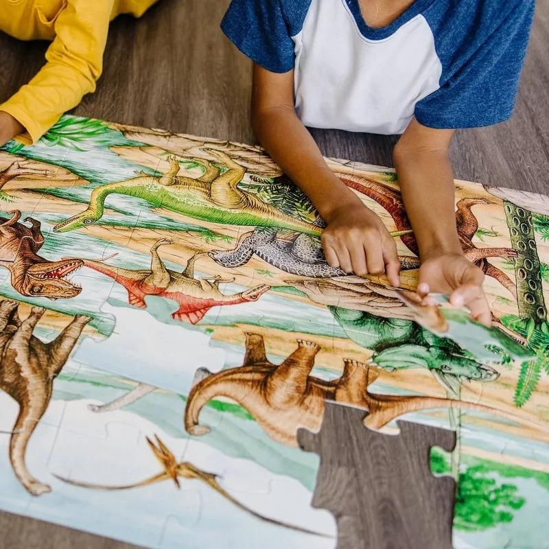 Melissa & Doug Dinosaurs Floor Puzzle - 48 Pcs