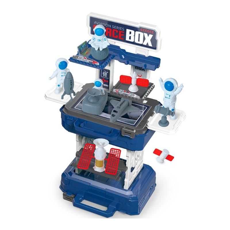 مجموعة لعب حقيبة الفضاء 2 في 1