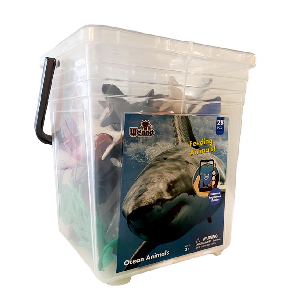 Wenno Ocean Animals Playset - 28 Pcs
