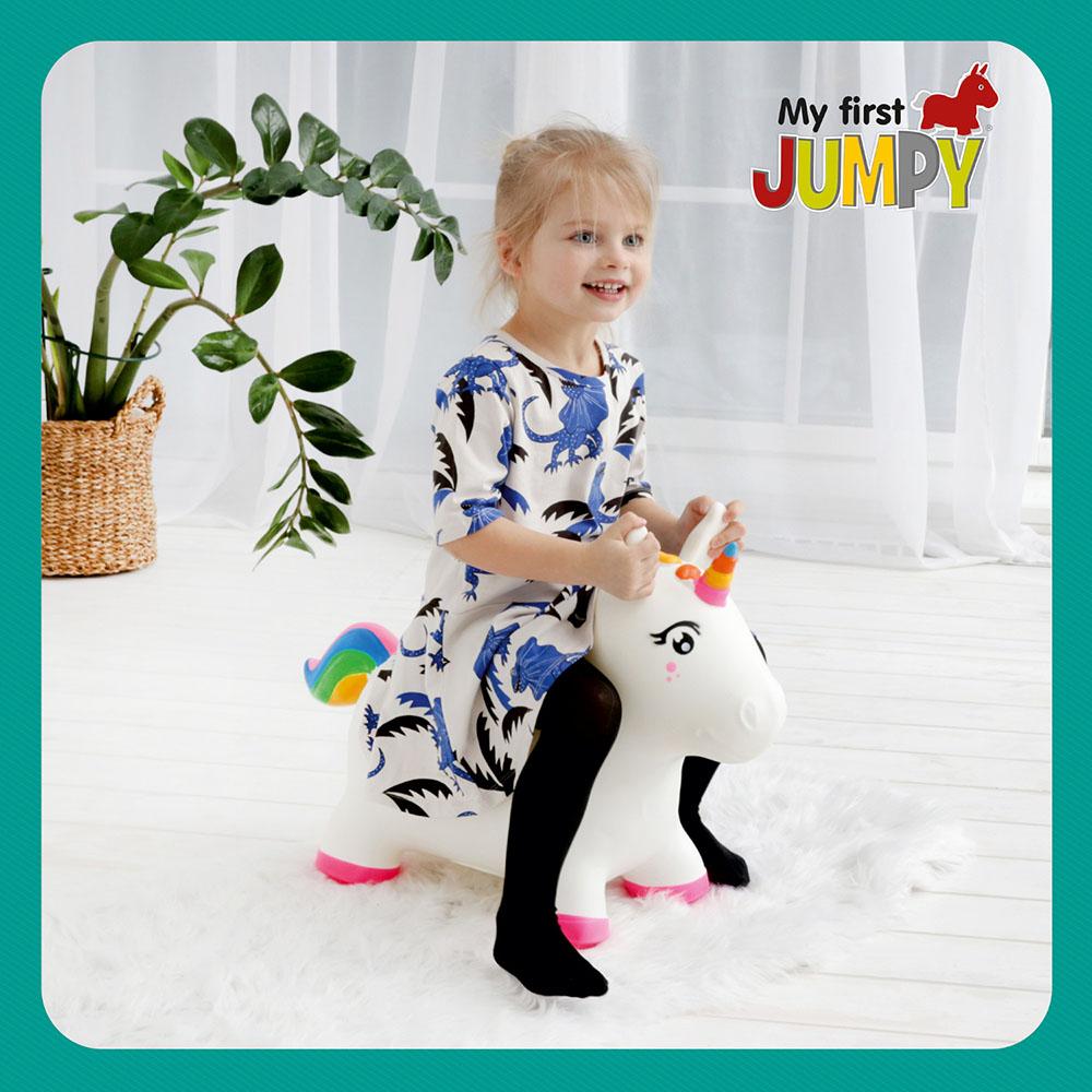 جيراردوس تويز - لعبة القفز القابلة للنفخ بتصميم يونيكورن