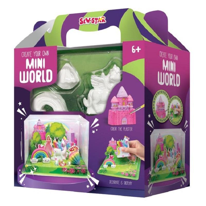 Sew Star Paint Your Own Mini World Kit