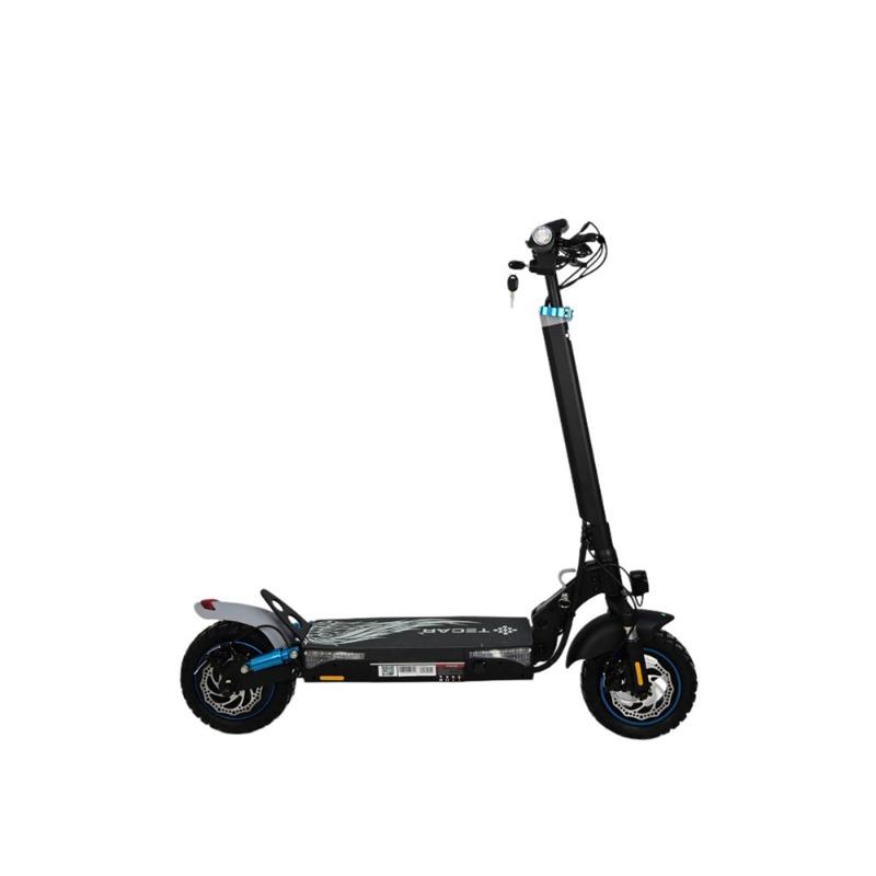 Falcon Electric Scooter, 10-inch Tire, with Brakes, LED Light, and Starter Key