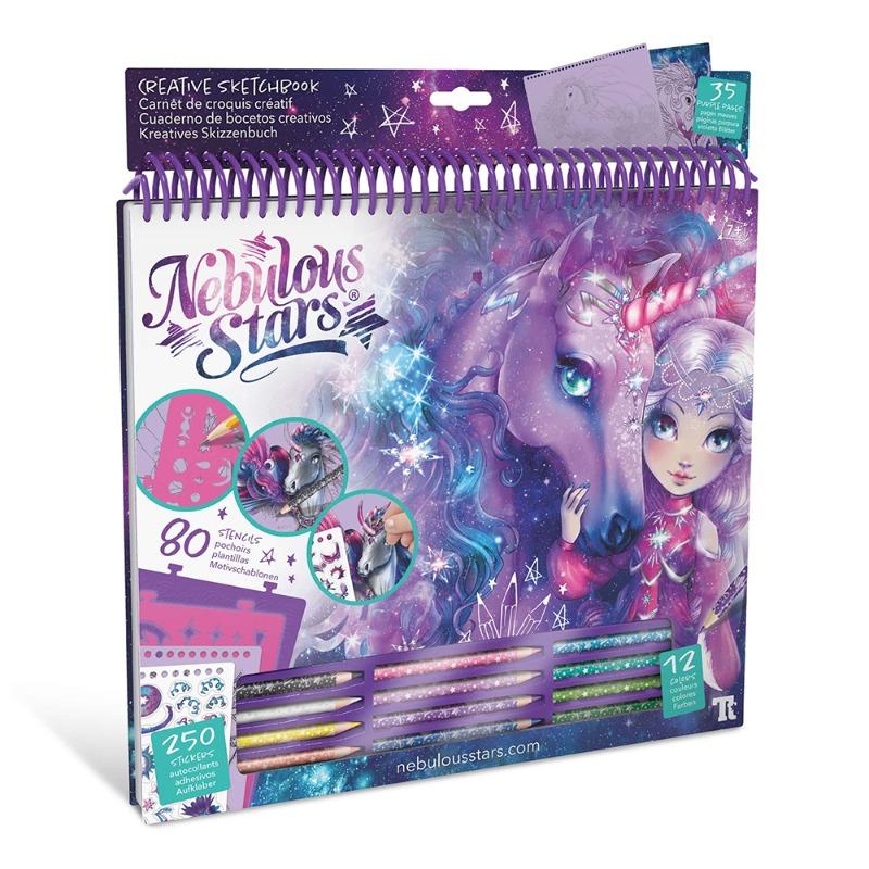 Nebulous Stars -Fantasy Horses Creative Sketchbook - Firiaz And Daliaz