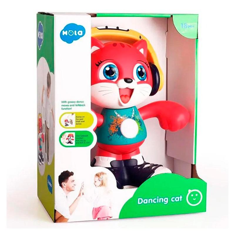 هولا - لعبة القط التفاعلية لون أحمر