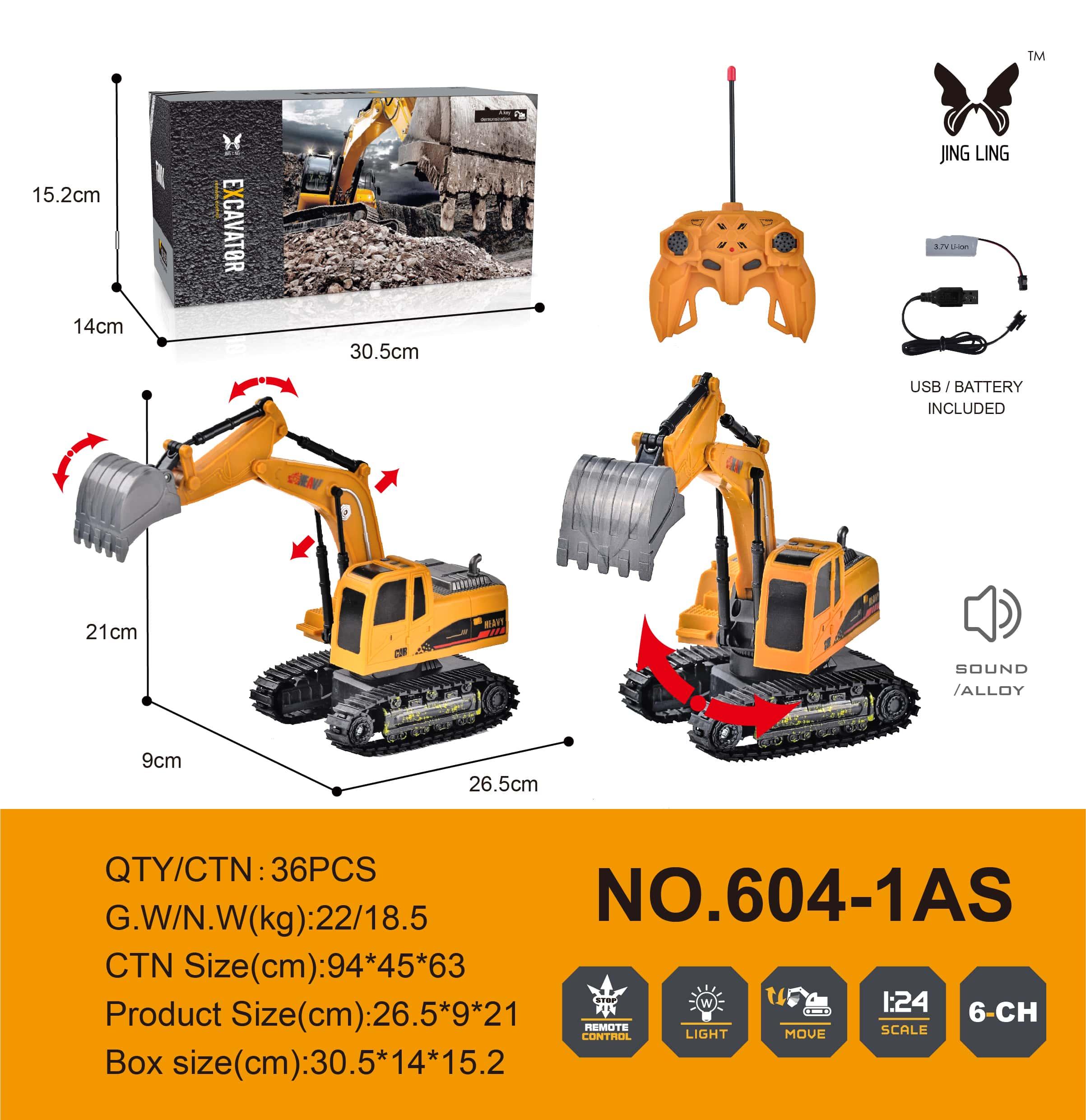 Excavator Crawler Truck with RC