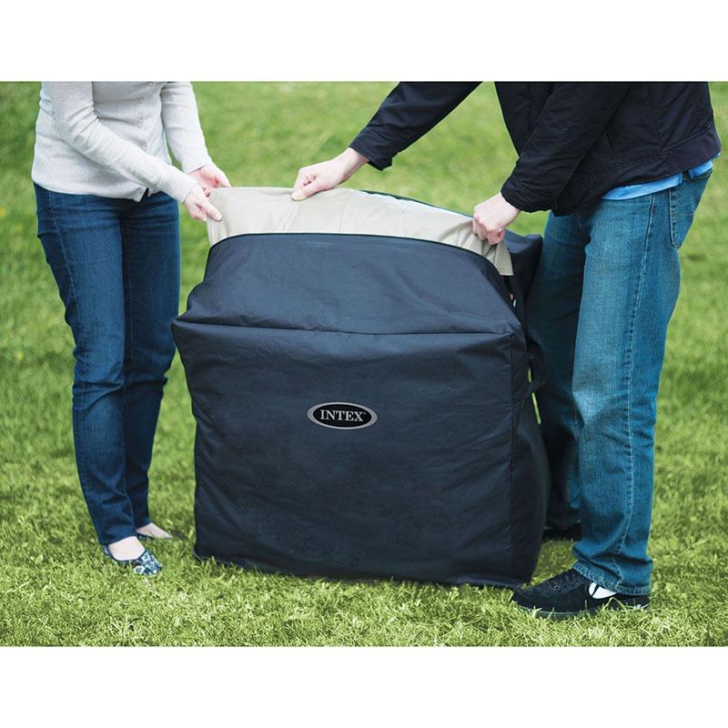 إنتكس - حوض استحمام سبا الفقاعات شيفرون ديلوكس سكوير - 6 أشخاص