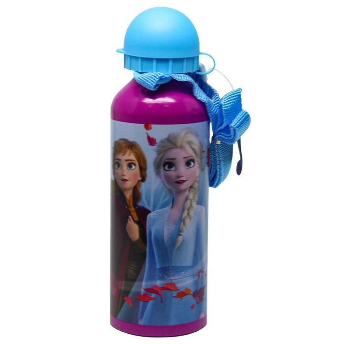 Frozen II Metal Water Bottle W/Strap