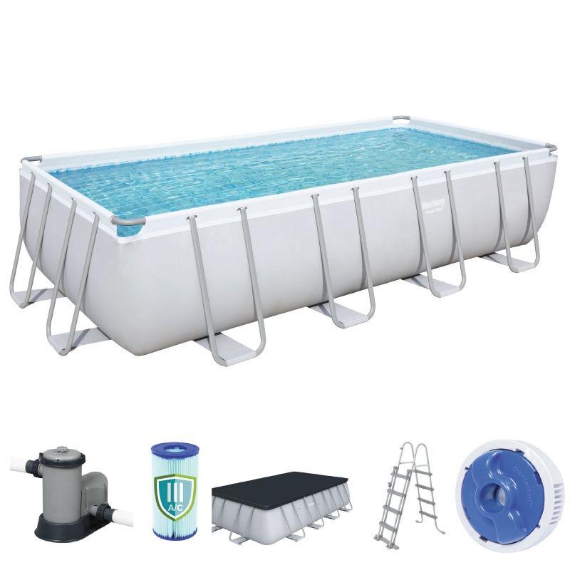 Bestway Power Steel Rectangular Pool Set