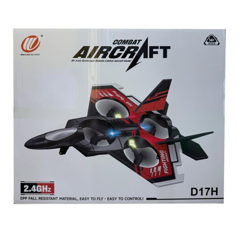 Combat Aircraft Drone Without Camera - Red