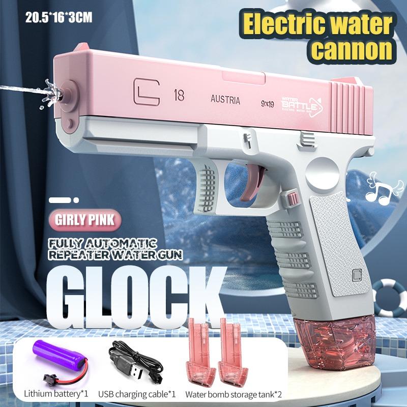 Gunwater Refillable Electric Water Gun - Pink