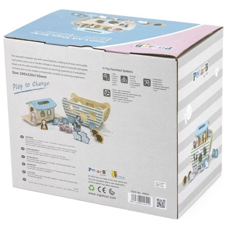 VIGA Noahs Ark Shape Sorter