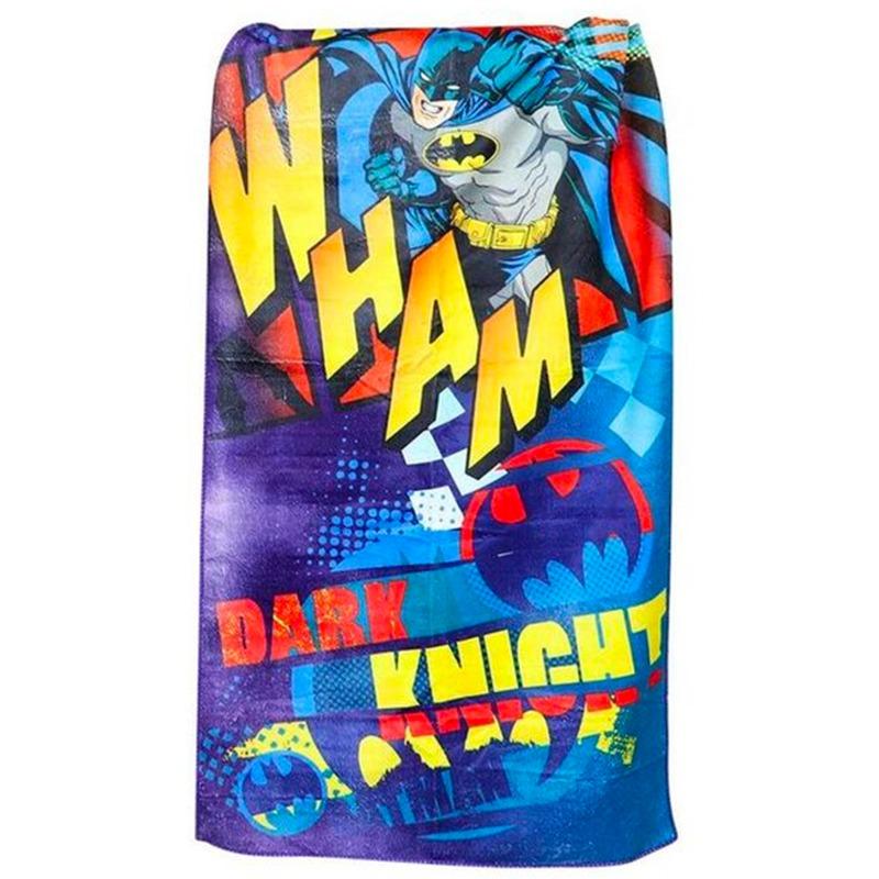 Warner Bros DC Comics Batman Microfiber Beach Towel 55 x 110 cm - Blue