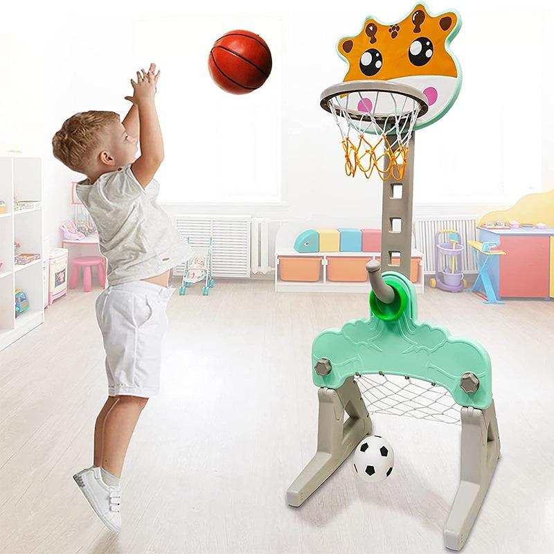 اش اكس سبورتز - مجموعة ألعاب كرة السلة و كرة القدم 3 في 1