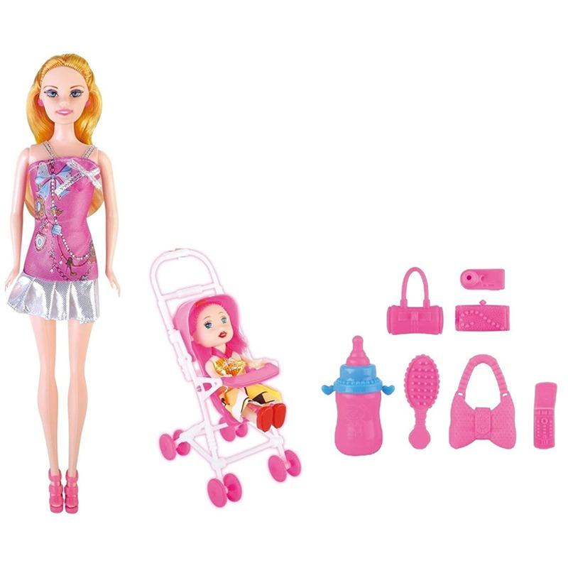 باور جوي ليلى- طقم ترولي 3 في 1- بألوان متنوعة