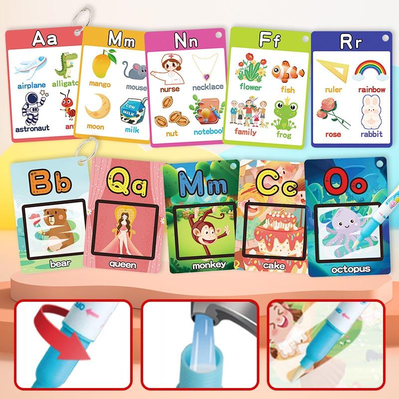 Alphabet Water Coloring Cards