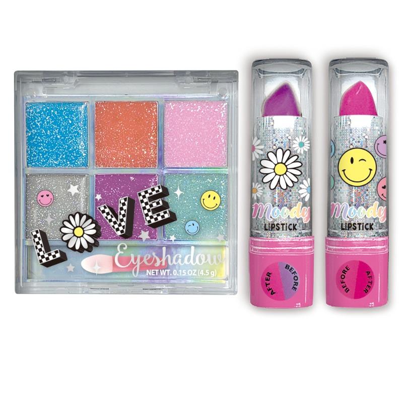 Hot Focus Sparkling Eyeshadow and Moody Lipstick