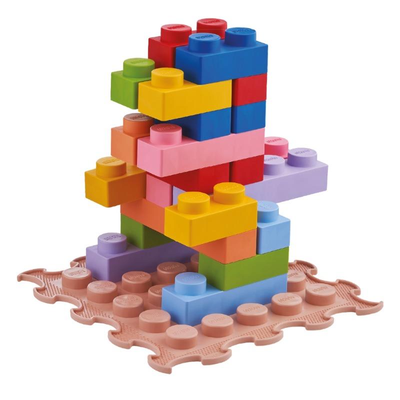 Ortoto World of Sensory Soft Bricks Large -32 pcs