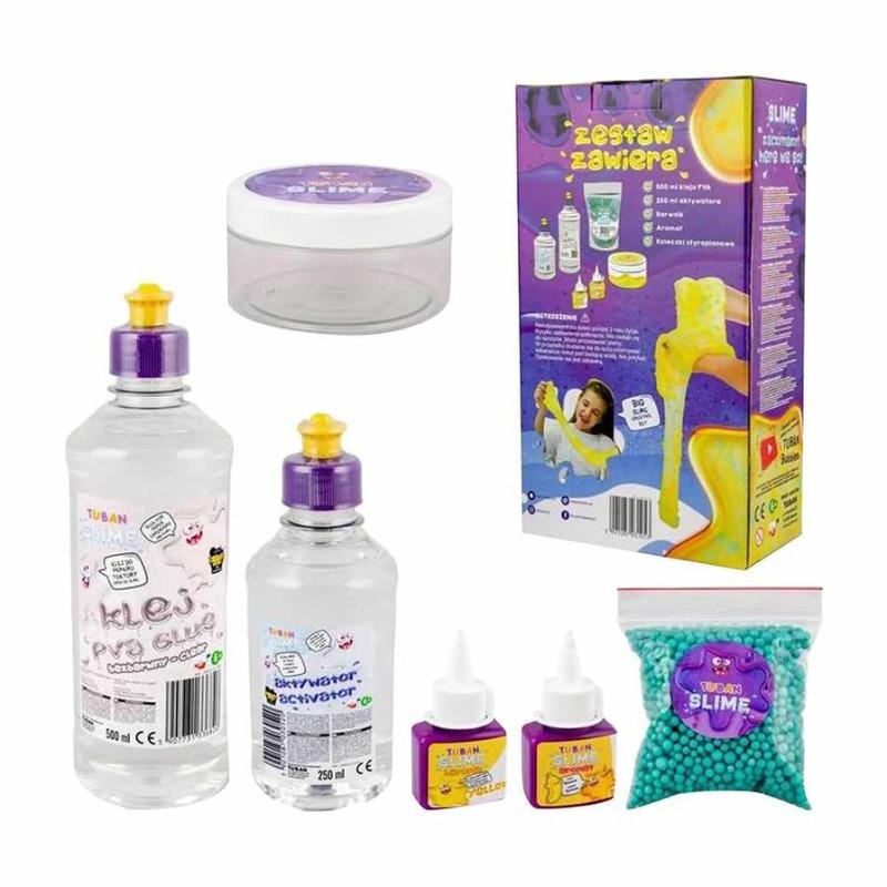 توبان - مجموعة سلايم و كرات الستايروفوم