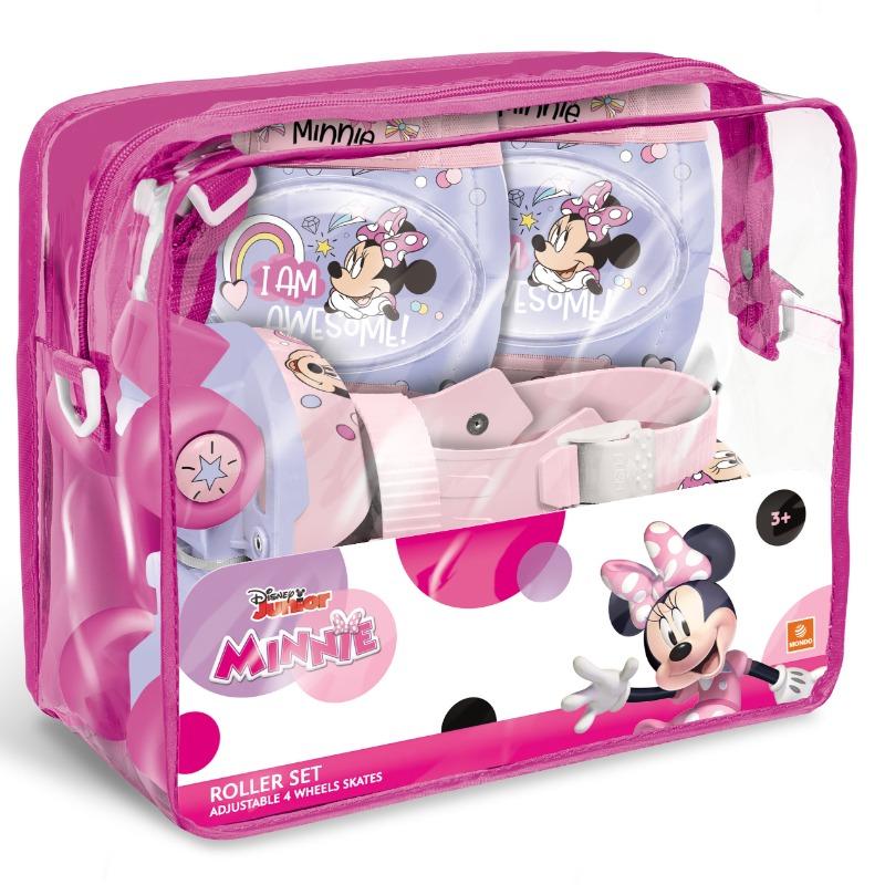 موندو - طقم تزلج ديزني ميني ماوس 4 عجلات