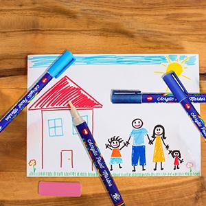 TBC Acrylic Paint Markers - 12 Colors