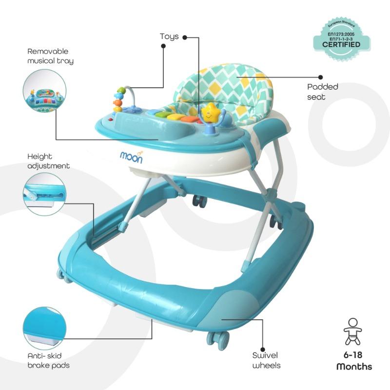 Moon Muv Walker - Blue Dino