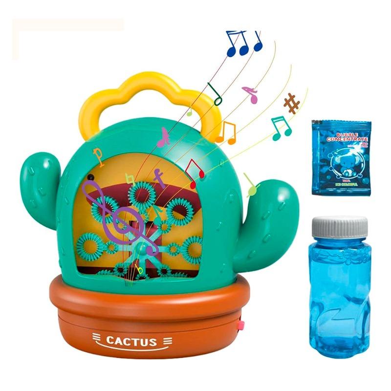 LF Cactus Shaped Automatic Bubble Machine