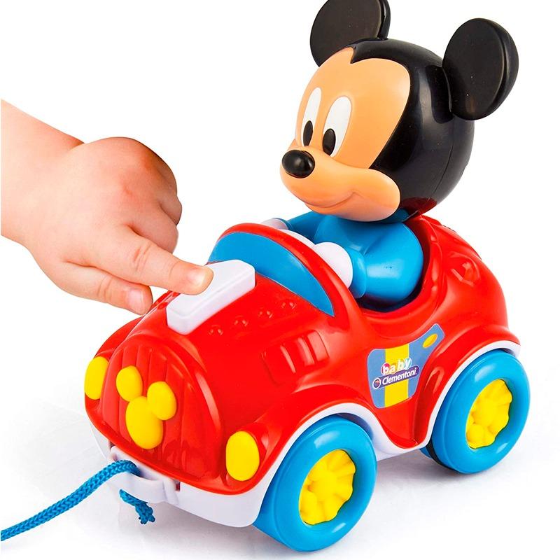 Clementoni Disney Baby Mickey Pull Along Car
